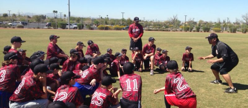 Albie Lopez with a young BLE Team